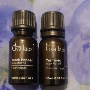 Gya Labs Essentail Oils Black Pepper and Turmeric